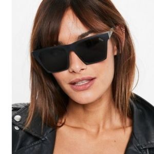QUAY Australia ALRIGHT oversized sunglasses.